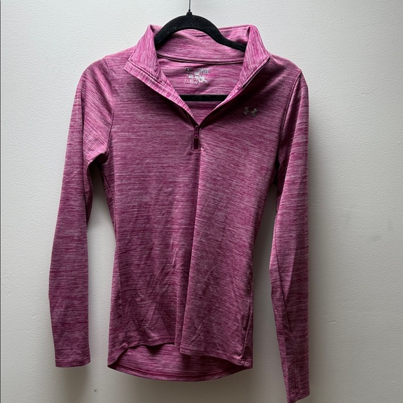 Under Armour Tops - Under Armour Women's Pink Heather Long Sleeve Top